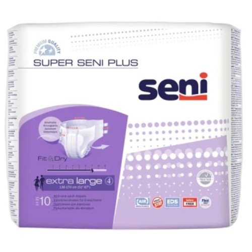 Підгузки для дорослих Seni Super Plus Extra Large 10 шт (5900516691257) фото №1