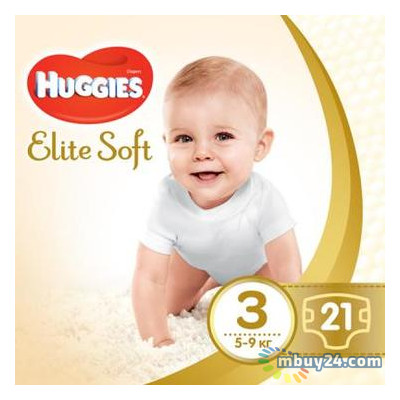 Підгузник Huggies Elite Soft 3 Small 21шт (5029053545271) фото №1