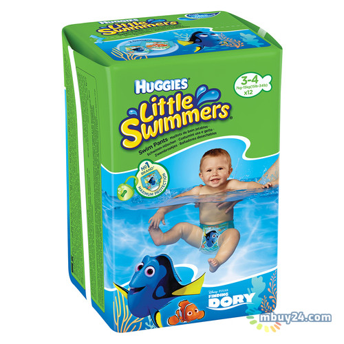 Підгузник для плавання Huggies Little Swimmer 3-4 12 шт (36000183399) фото №1
