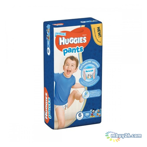 Подгузник Huggies Pants 6 для мальчиков (15-25 кг) 36 шт (5029053564067) фото №1
