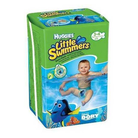 Подгузники для плавания Huggies Little Swimmers 3-4 (7-15кг), 12 шт 183399 фото №1