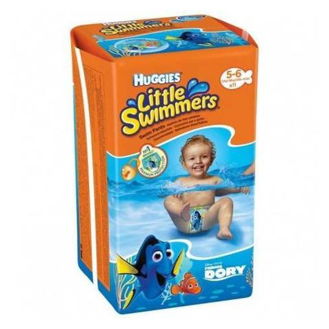 Подгузники для плавания Huggies Little Swimmers 5-6 (12-18 кг), 11 шт 538426 фото №1