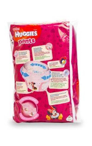 Подгузники-трусики для девочек Huggies Pants 4 (9-14 кг) 36 шт (564258) фото №2