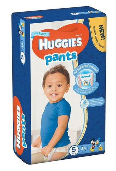 Подгузники-трусики для мальчиков Huggies Pants 5 12-17 кг 34 шт (564289) фото №2