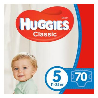 Подгузник Huggies Classic 5 Giga 70 шт (5029053547305) фото №1