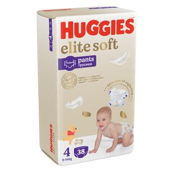 Підгузок Huggies Elite Soft 4 (9-14 кг) Mega 38 шт (5029053549323) фото №3