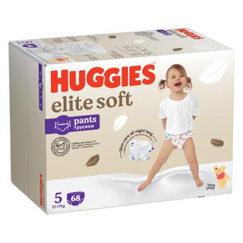Підгузок Huggies Elite Soft 5 (12-17 кг) Box 68 шт (5029053582467) фото №2