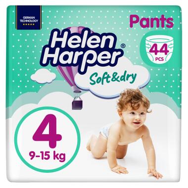 Підгузки Helen Harper Soft&Dry Maxi Розмір 4 (9-15 кг) 44 шт (5411416031703) (271440) фото №1