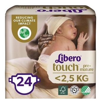 Підгузок Libero Touch Prema от 0 до 2.5 кг 24 шт (7322541069999) фото №1