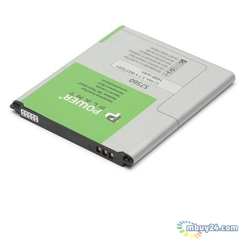 Аккумулятор PowerPlant для Samsung Galaxy i8160/S7560 (Galaxy S III Mini) 3.7V 1600mAh (DV00DV6130) фото №1