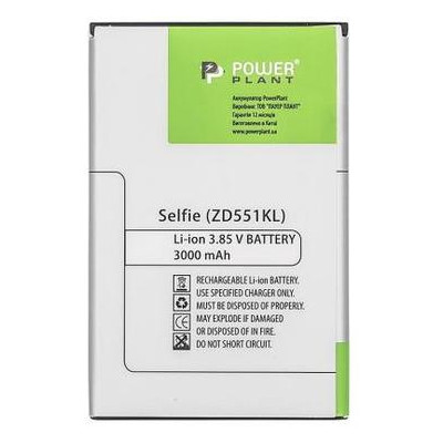 Акумуляторна батарея PowerPlant Asus ZenFone Selfie (ZD551KL) 3000mAh (SM120079) фото №1