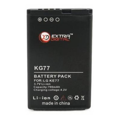 Акумуляторна батарея ExtraDigital LG KG77 (700 mAh) (DV00DV6058) фото №1