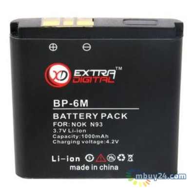 Акумуляторна батарея Nokia BP-6M (1000 mAh) (DV00DV1187) фото №1