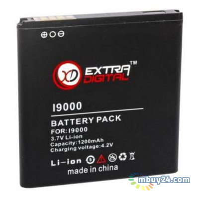 Акумуляторна батарея ExtraDigital Samsung GT-i9000 Galaxy S (1200 mAh) (BMS1129) фото №1