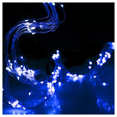 Гірлянда (кінський хвіст) Springos 2 м 300 LED CL0095 Blue фото №5