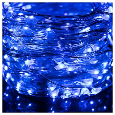 Гірлянда (кінський хвіст) Springos 2 м 300 LED CL0095 Blue фото №3