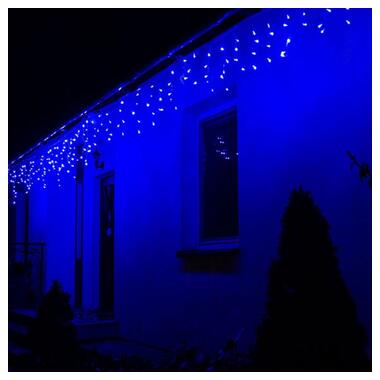 Гірлянда вулична (зовнішня) бахрома Springos 12 м 300 LED CL302 Blue фото №7