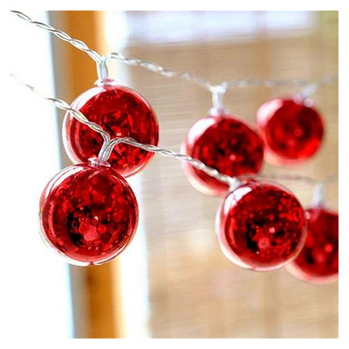 Світлодіодна гірлянда ColorWay Christmas lights ball 6 см (CW-MC-LB10U) 10LED 1.5м USB фото №2