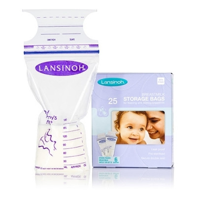 Пакеты для хранения и замораживания грудного молока Lansinoh 25 шт. (44204) фото №1