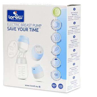Електронний вакуумний молоковідсмоктувач Lorelli Save Your Time Блакитний (10220600002) фото №2