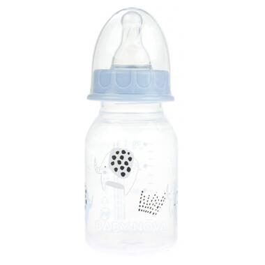 Пляшечка для годування Baby-Nova Декор 120 мл Блакитна (3960068) фото №1