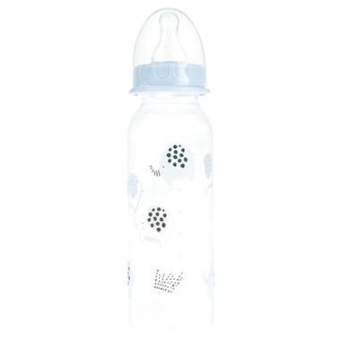 Пляшечка для годування Baby-Nova пластикова Decoration Blue 240 мл (3960065) фото №1