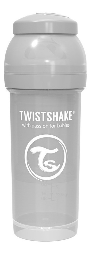 Пляшечка антиколікова Twistshake 260 мл сіра (69868) фото №2