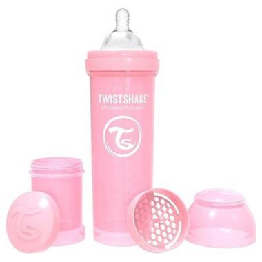 Бутылочка антиколиковая Twistshake 330 мл светло-розовый (69870) фото №1