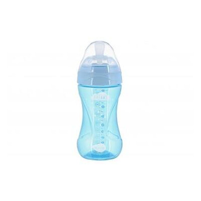 Пляшечка для годування Nuvita Mimic Cool 250 мл блакитна (NV6032SKY) фото №1