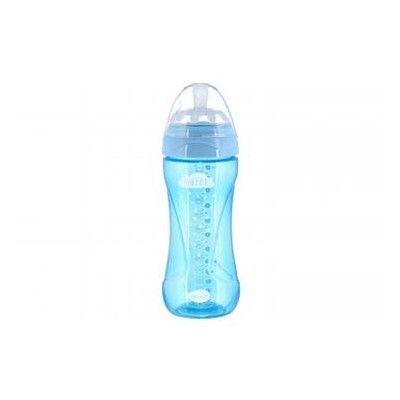 Пляшечка для годування Nuvita Mimic Cool 330 мл блакитна (NV6052SKY) фото №1
