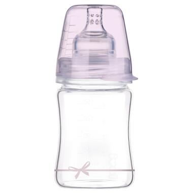 Пляшечка для годування Lovi Diamond Glass Baby Shower скляна 150 мл Рожева (74/104girl) фото №1