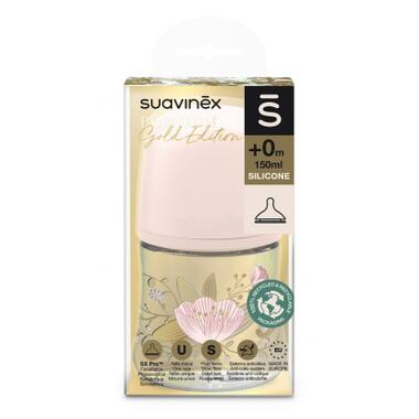 Пляшечка для годування Suavinex Gold Edition повільний потік 150 мл рожева (307868) фото №3