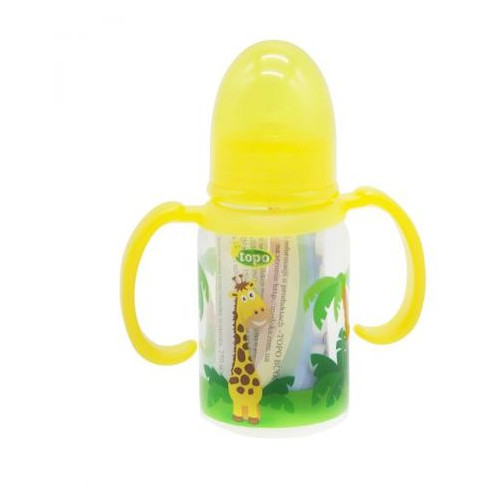 Пляшечка для годування Topo Buono 150 мл желтый  (T004) фото №1