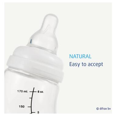 Пляшечка для годування Difrax S-bottle Natural Trend із силіконовою соскою 250 мл (706T Raspberry) фото №5