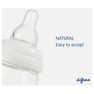 Пляшечка для годування Difrax S-bottle Natural антиколікова силікон 250 мл (736FE Blue) фото №6