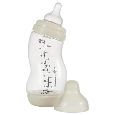 Пляшечка для годування Difrax S-bottle Wide із силіконовою соскою 310 мл (707 Popcorn) фото №1
