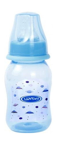 Пляшечка для годування Lindo 125 мл 0 місяців синій (LI 132) фото №1