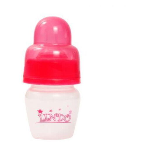 Пляшечка для годування Lindo 40 мл 0 месяцев Рожевий фото №1