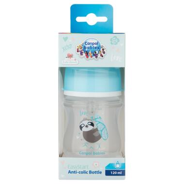 Пляшечка для годування Canpol babies EasyStart - Toys з широким отвором 120 мл (35/220_blu) фото №2