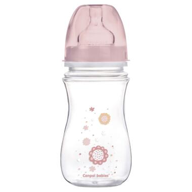 Пляшечка для годування Canpol babies EasyStart Newborn baby з широким отвором 240 мл (35/217_pin) фото №1