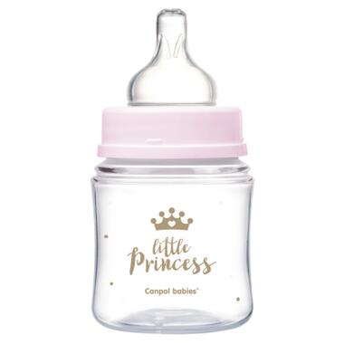 Пляшечка для годування Canpol babies Royal Baby з широким отвором 120 мл Рожева (35/233_pin) фото №3