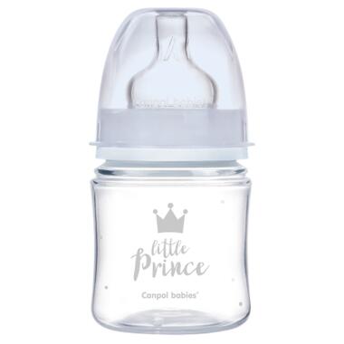 Пляшечка для годування Canpol babies Royal Baby з широким отвором 120 мл Синя (35/233_blu) фото №1