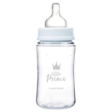 Пляшечка для годування Canpol babies Royal Baby з широким отвором 240 мл Синя (35/234_blu) фото №3