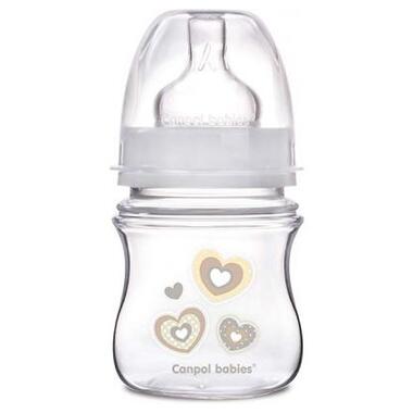 Пляшечка для годування Canpol babies антиколькова EasyStart Newborn baby 120 мл (35/216_bei) фото №1