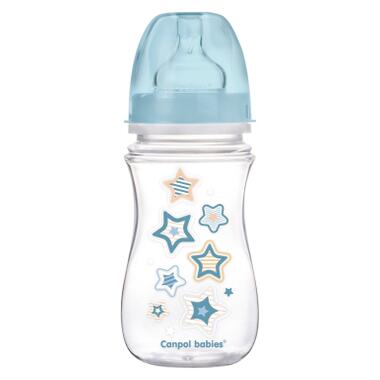 Пляшечка для годування Canpol babies антиколькова EasyStart Newborn baby 240мл (35/217_blu) фото №1
