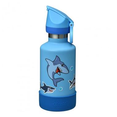 Термобутылка детская Cheeki Insulated Kids 400 ml Shark фото №1