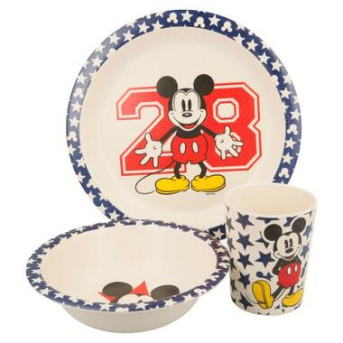 Набір дитячого посуду Stor Disney - Mickey Mouse all star, Bamboo (Stor-01325) фото №1