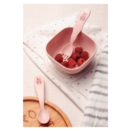 Дитячий набір посуду Tramontina Baby Le Petit 23797/403 3 предмети Рожевий фото №2