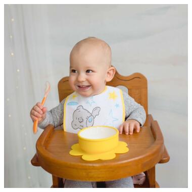Тарілка дитяча Baboo з присоскою від 6 місяців (жовта) (9-021) фото №8