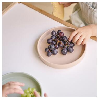 Тарілка дитяча MinikOiOi Basics-Plate (Powder Grey) (101050104) фото №3